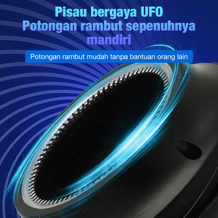 11.11 Super Promo Garansi Satu Tahun - Alat Cukur Rambut Bulat Tanpa Kabel German Blade dengan Layar LED - Tidak kusut, Tidak mengeriting, Potong rambut sendiri